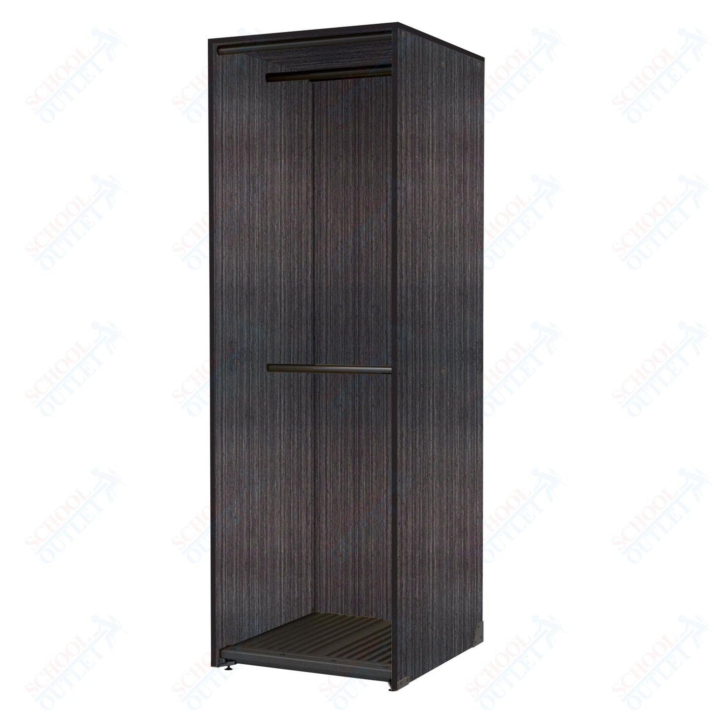 Marco Band - Stor Collection Storage Cabinet with 2 Rods Holds 22 Uniforms 27.75"W x 84"H x 29.25"D (BS204) - SchoolOutlet