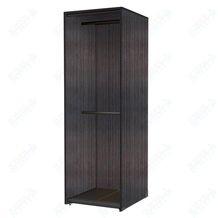 Marco Band - Stor Collection Storage Cabinet with 2 Rods Holds 22 Uniforms 27.75"W x 84"H x 29.25"D (BS204) - SchoolOutlet