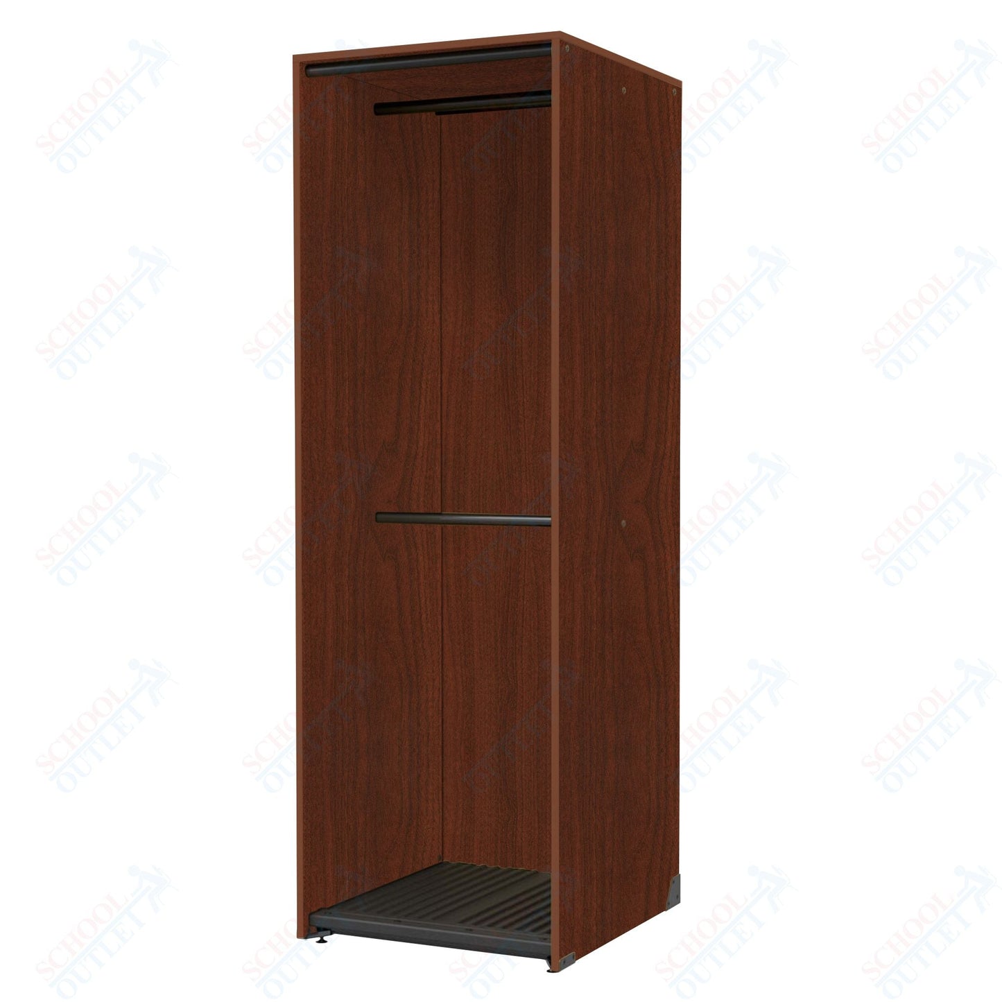 Marco Band - Stor Collection Storage Cabinet with 2 Rods Holds 22 Uniforms 27.75"W x 84"H x 29.25"D (BS204) - SchoolOutlet