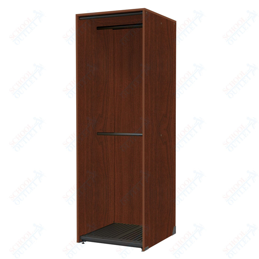 Marco Band - Stor Collection Storage Cabinet with 2 Rods Holds 22 Uniforms 27.75"W x 84"H x 29.25"D (BS204) - SchoolOutlet