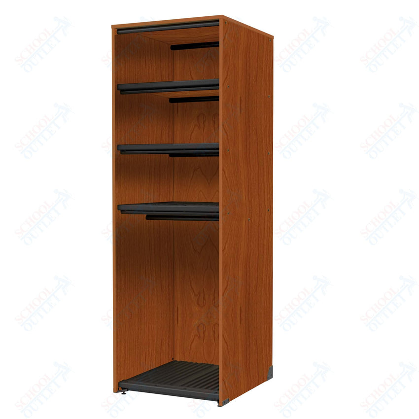 Marco Band - Stor Collection Storage Cabinet with 3 Shelves & Rod Holds 11 uniforms and 12 hats 27.75"W x 84"H x 29.25"D (BS206) - SchoolOutlet