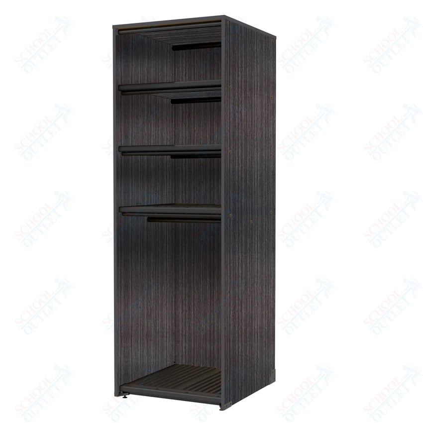 Marco Band - Stor Collection Storage Cabinet with 3 Shelves & Rod Holds 11 uniforms and 12 hats 27.75"W x 84"H x 29.25"D (BS206) - SchoolOutlet