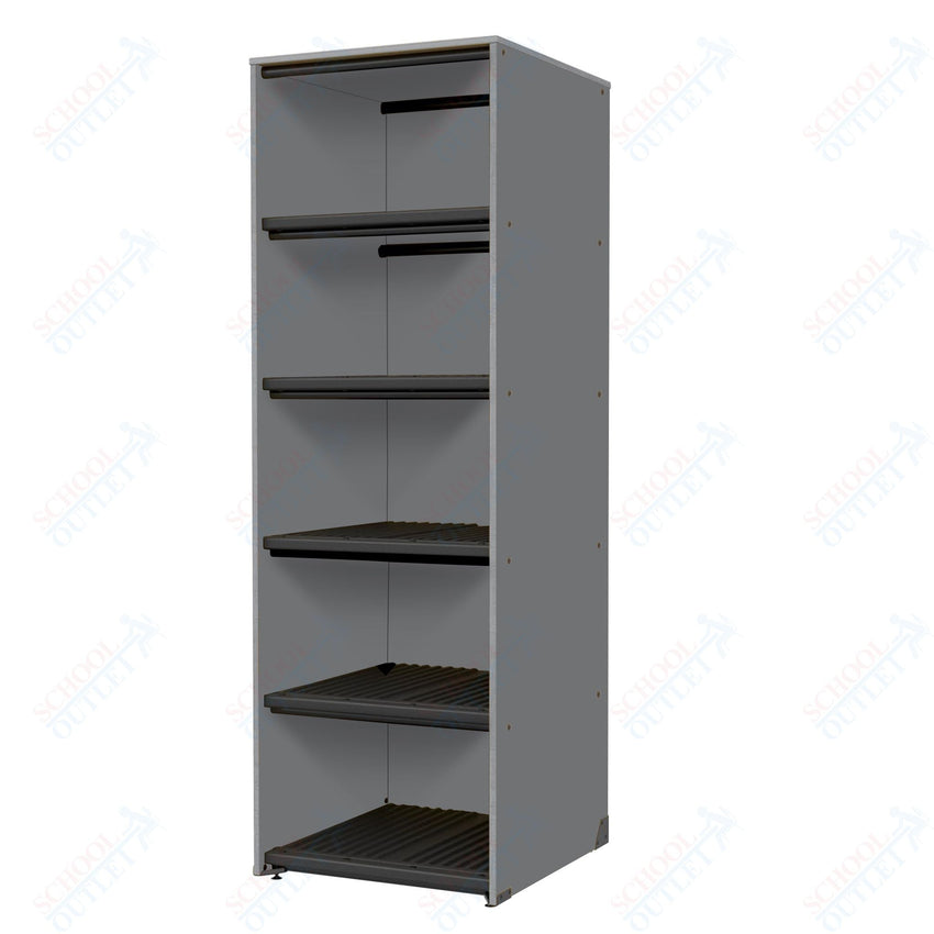 Marco Band - Stor Collection Storage Cabinet Holds 20 hats with 5 Shelves 27.75"W x 84"H x 29.25"D (BS208) - SchoolOutlet
