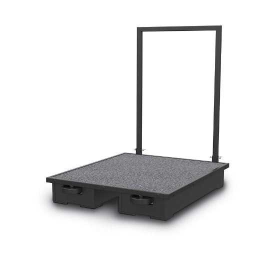 Marco Band - Stor Mobile Conductor's Podium w/Rail, Upper - 6.25"H x 32"W x 40"D (BS351 - 0) - SchoolOutlet