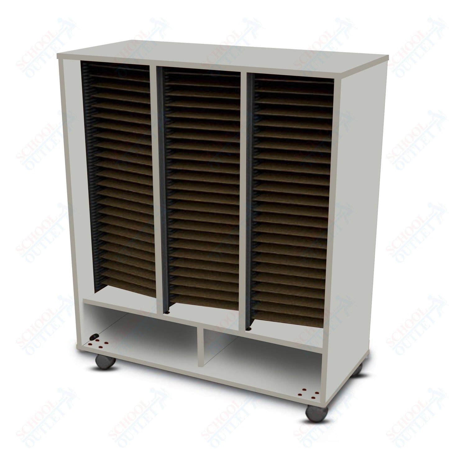 Marco Band - Stor Mobile Folio Cabinet with 3 Compartment, Band (BS403) - SchoolOutlet