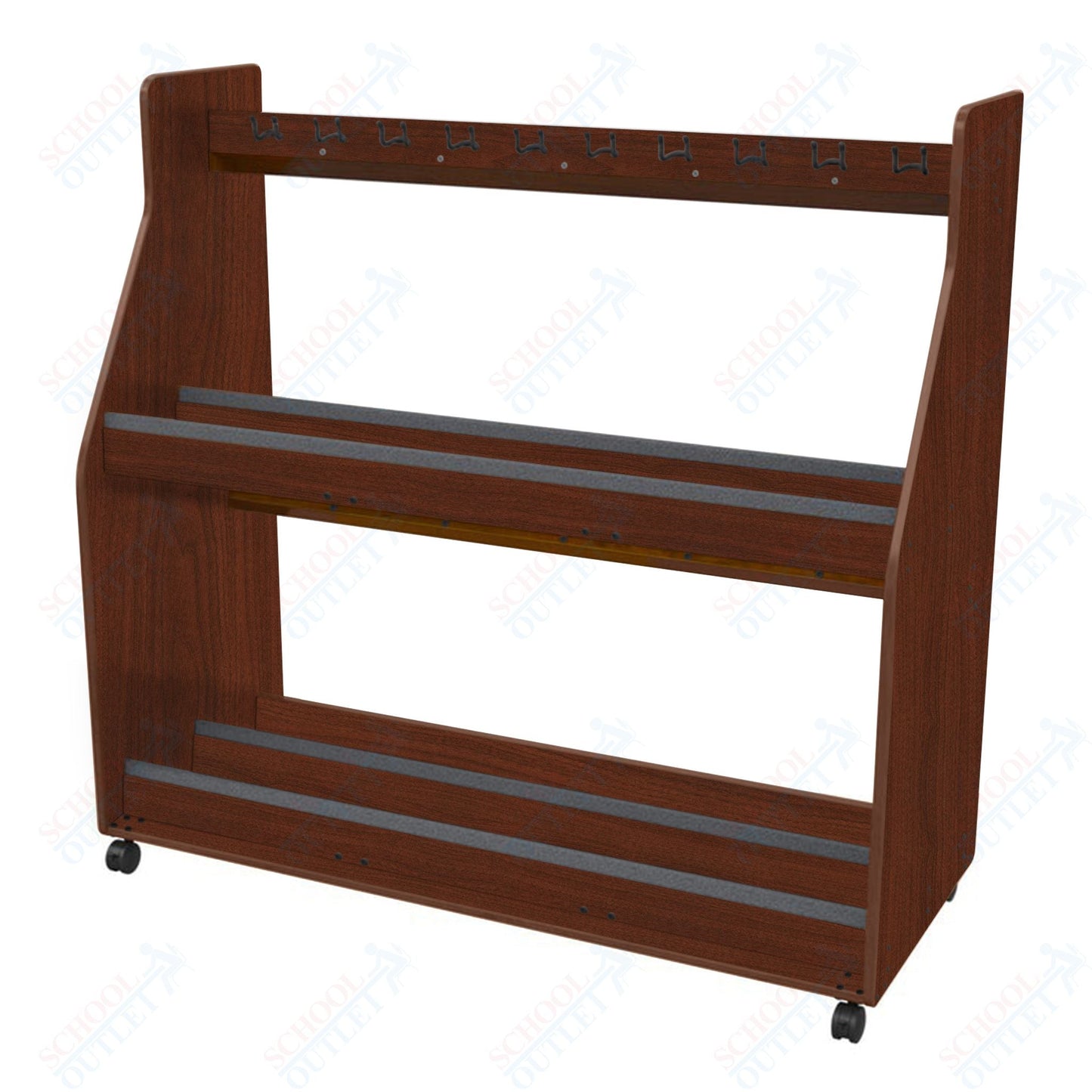 Marco Band - Stor Mobile Guitar Rack, 20 Units - 69.5"H x 72"W x 30"D (BS500 - 0) - SchoolOutlet