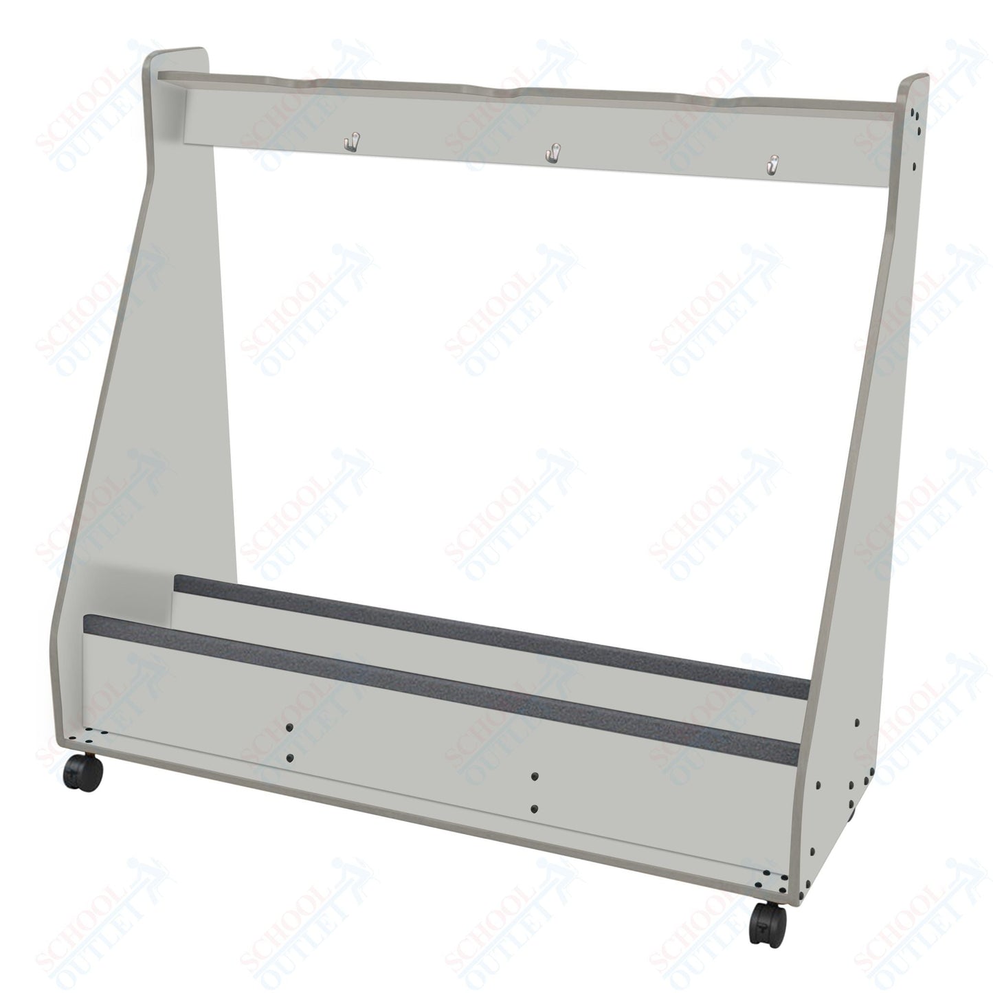 Marco Band - Stor Mobile String Bass Rack, 4 Units - 62"H x 80.25"W x 24.25"D (BS502 - 0) - SchoolOutlet