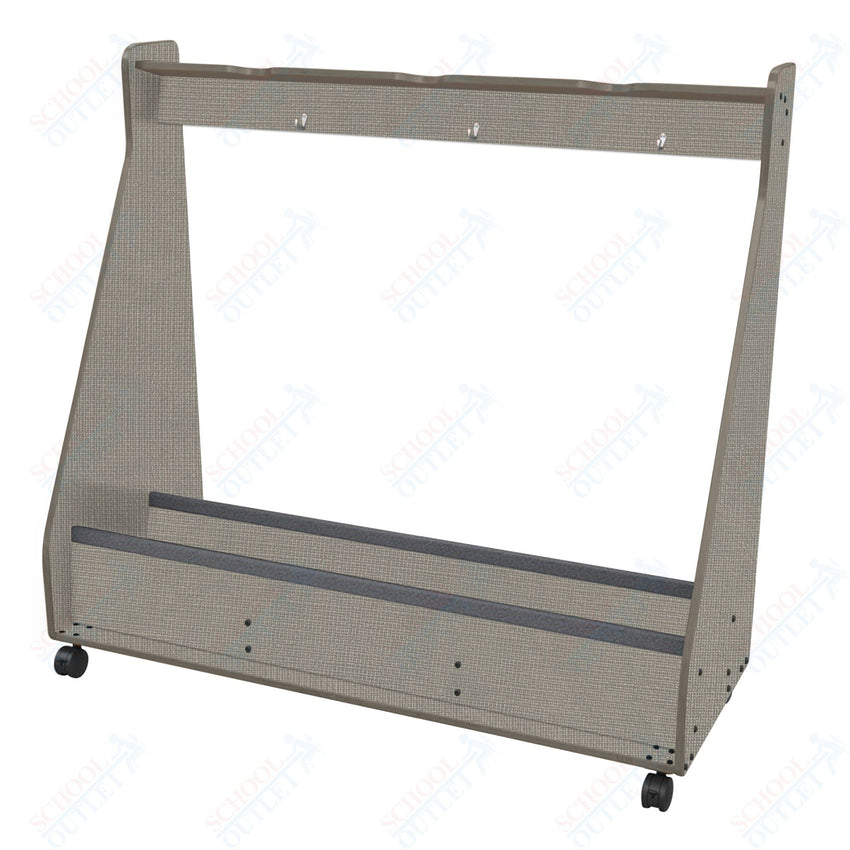 Marco Band - Stor Mobile String Bass Rack, 4 Units - 62"H x 80.25"W x 24.25"D (BS502 - 0) - SchoolOutlet
