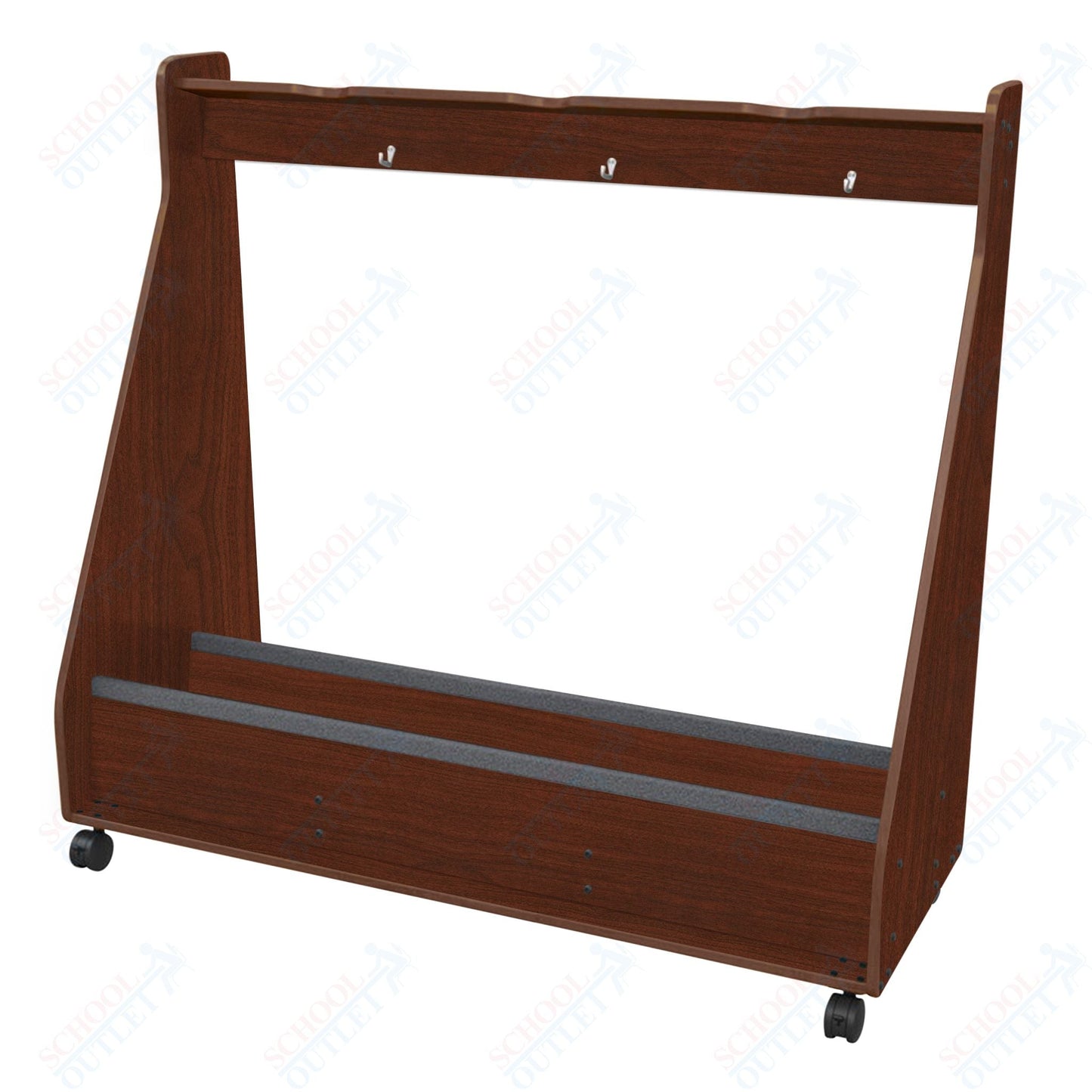 Marco Band - Stor Mobile String Bass Rack, 4 Units - 62"H x 80.25"W x 24.25"D (BS502 - 0) - SchoolOutlet