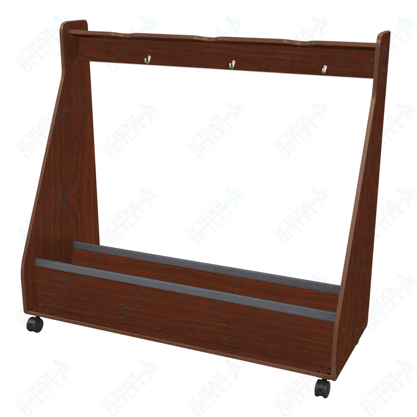 Marco Band - Stor Mobile String Bass Rack, 4 Units - 62"H x 80.25"W x 24.25"D (BS502 - 0) - SchoolOutlet