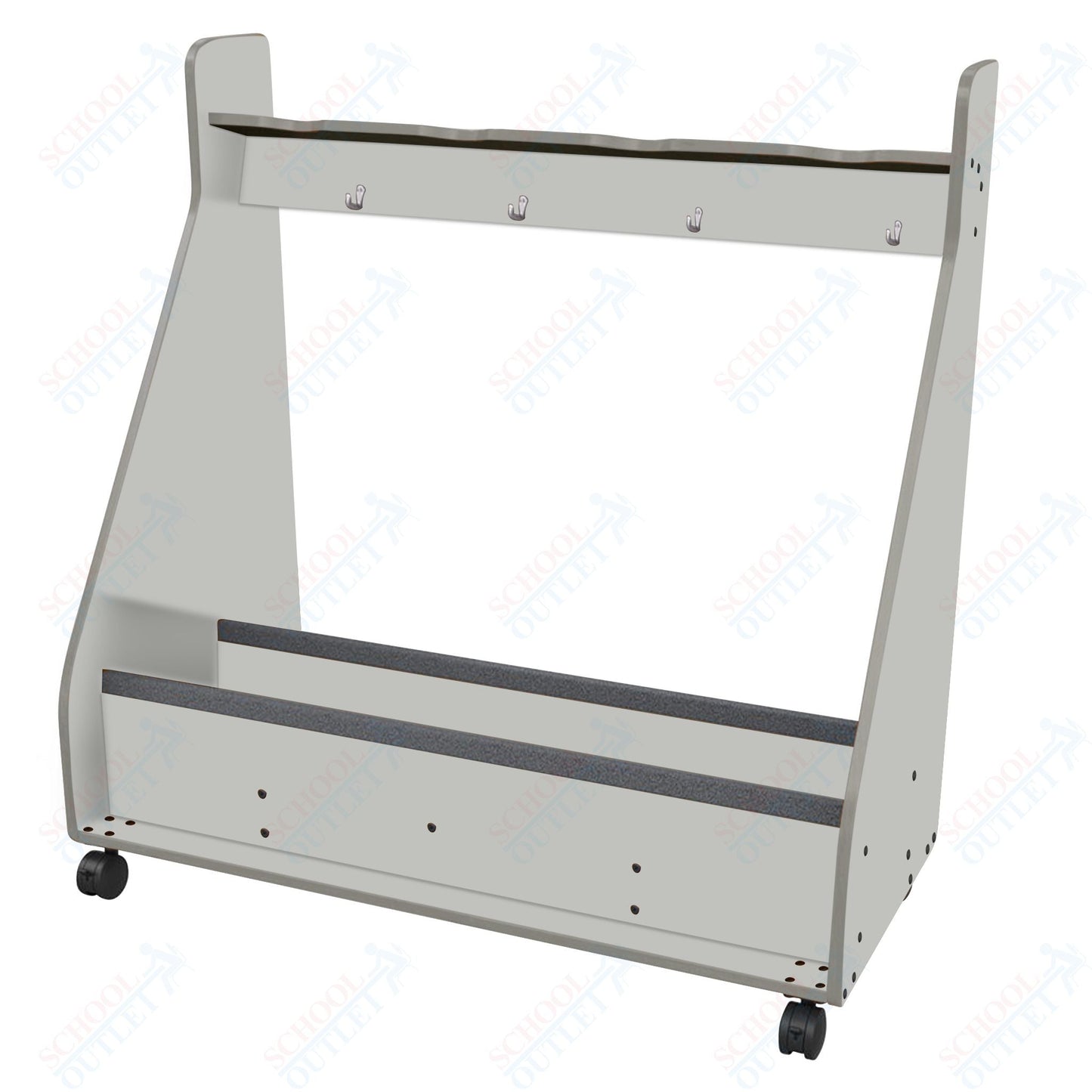 Marco Band - Stor Mobile Cello Rack, 4 Units - 51"H x 49.5"W x 24.25"D (BS503 - 0) - SchoolOutlet