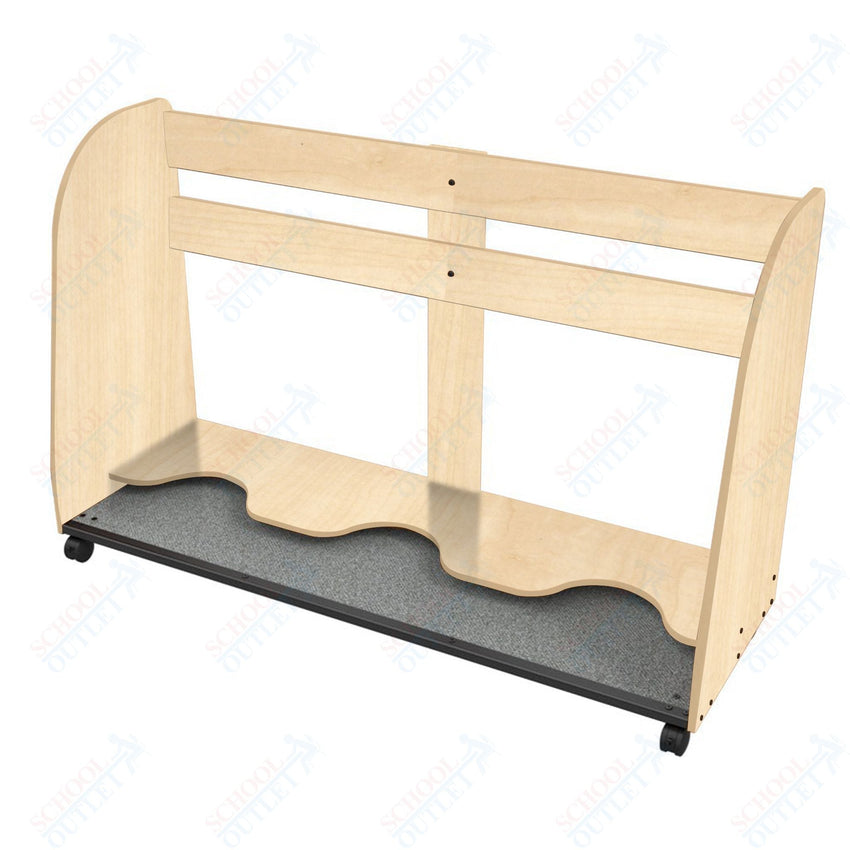 Marco Band - Stor Mobile Tuba Rack, 3 Units - 46"H x72"W x 24.25"D (BS506 - 0) - SchoolOutlet