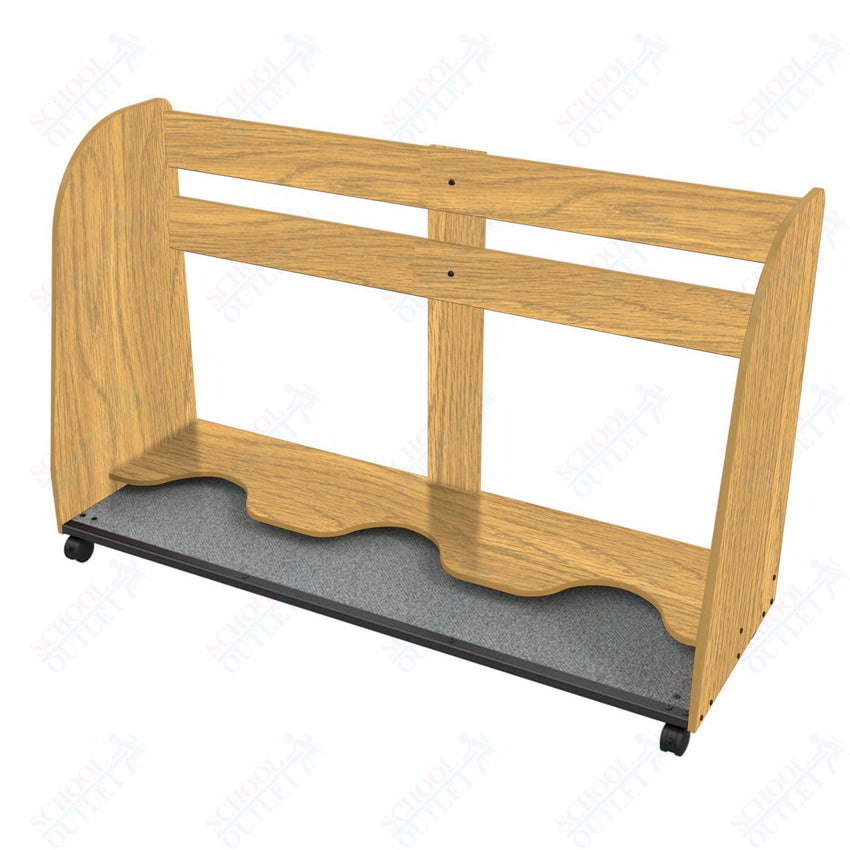 Marco Band - Stor Mobile Tuba Rack, 3 Units - 46"H x72"W x 24.25"D (BS506 - 0) - SchoolOutlet