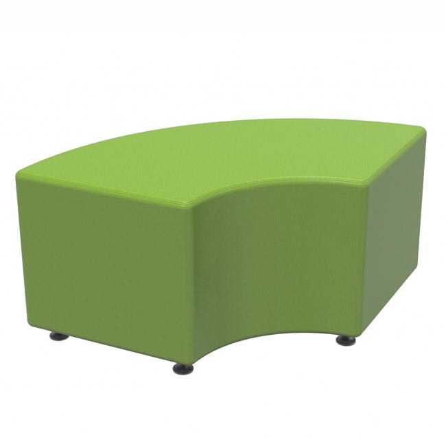 Marco Sonik Soft Seating 24 Degree Curved Bench 18" Seat Height (LF1241 - G1) - SchoolOutlet