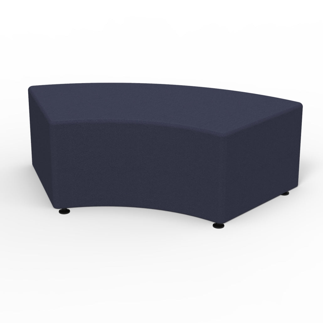 Marco Sonik Soft Seating 60 Degree Curved Bench 53.2" W x 18" H (LF1255 - G1) - SchoolOutlet