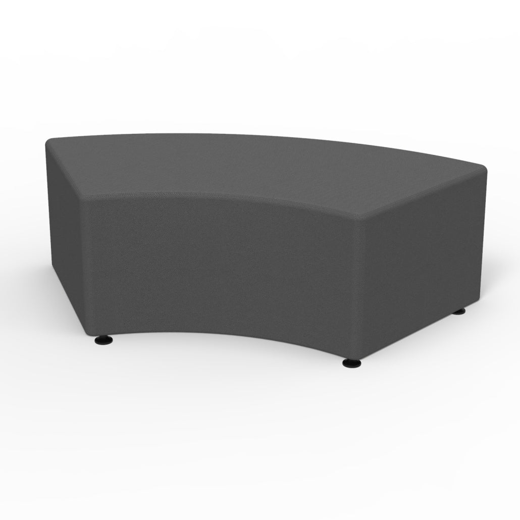 Marco Sonik Soft Seating 60 Degree Curved Bench 53.2" W x 18" H (LF1255 - G1) - SchoolOutlet