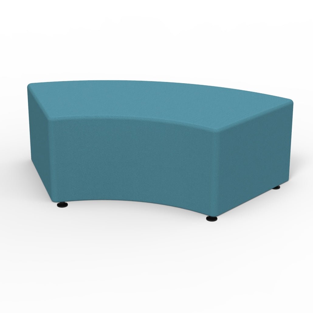 Marco Sonik Soft Seating 60 Degree Curved Bench 53.2" W x 18" H (LF1255 - G1) - SchoolOutlet