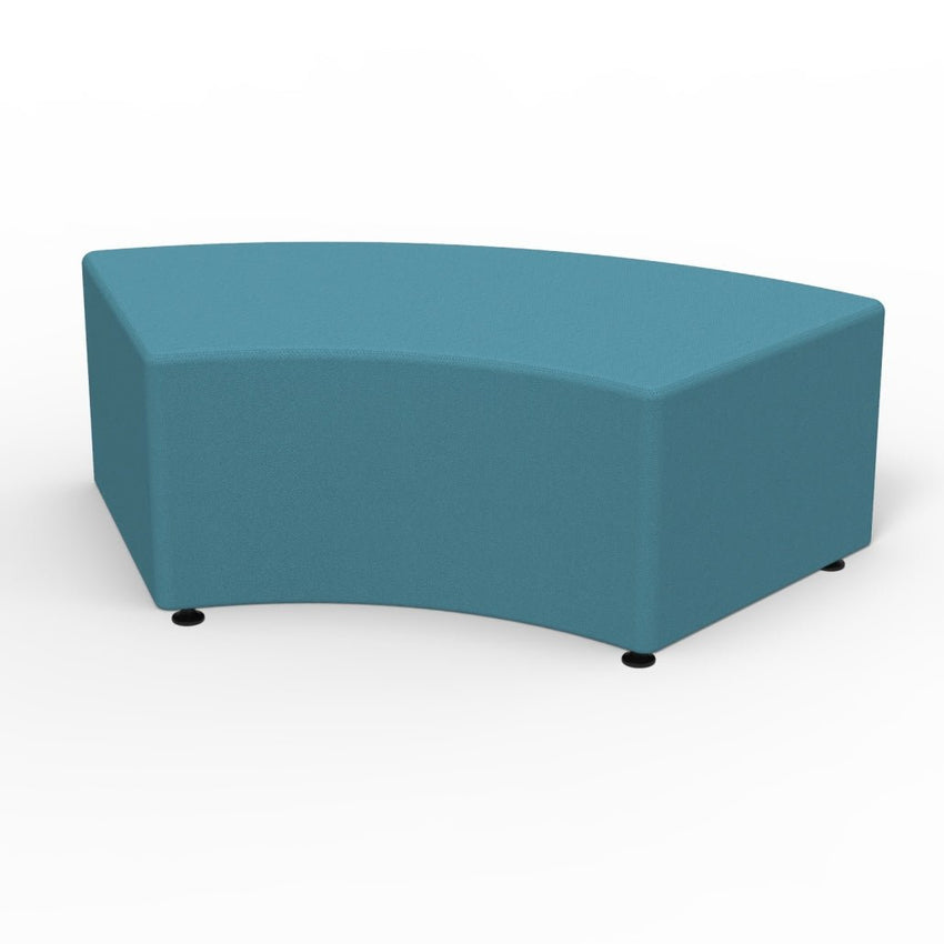 Marco Sonik Soft Seating 60 Degree Curved Bench 53.2" W x 18" H (LF1255 - G1) - SchoolOutlet