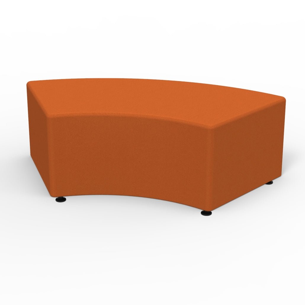 Marco Sonik Soft Seating 60 Degree Curved Bench 53.2" W x 18" H (LF1255 - G1) - SchoolOutlet