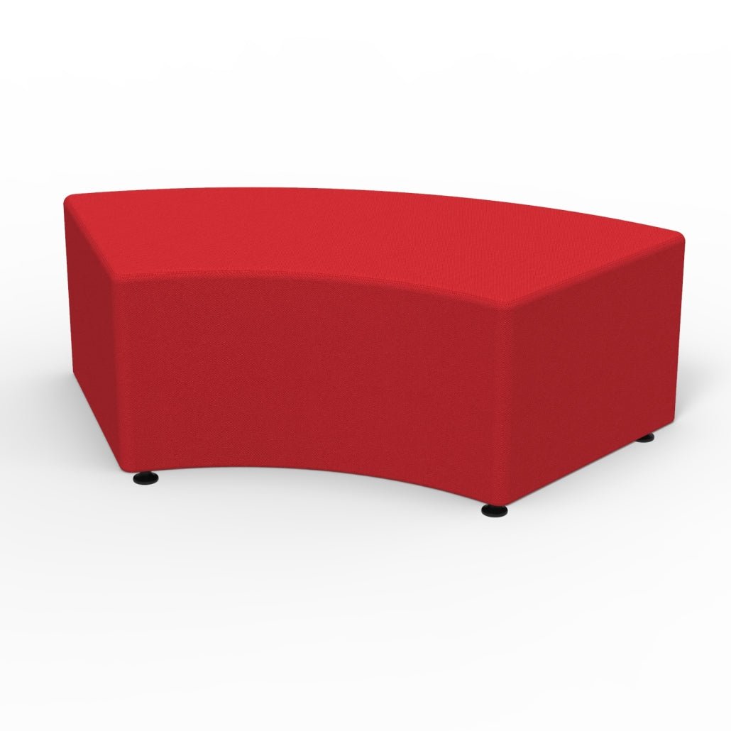 Marco Sonik Soft Seating 60 Degree Curved Bench 53.2" W x 18" H (LF1255 - G1) - SchoolOutlet