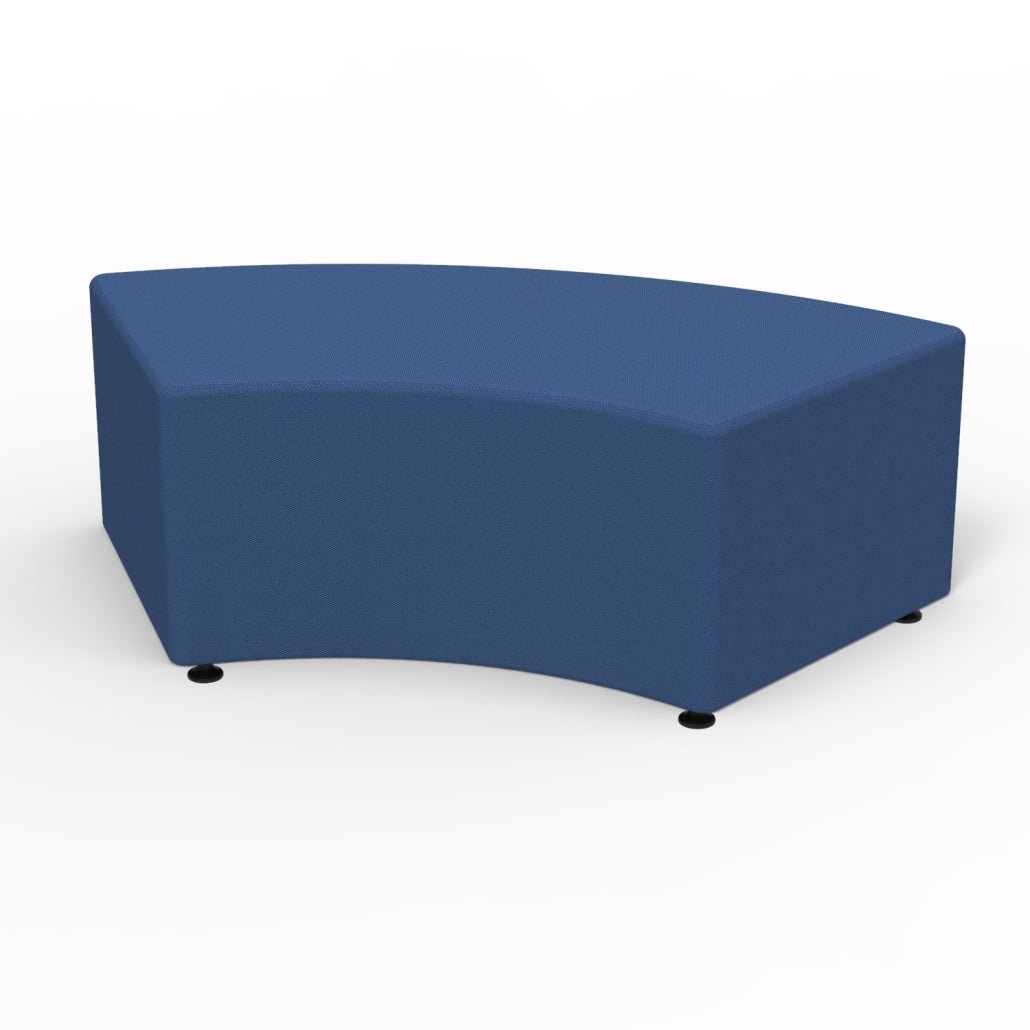 Marco Sonik Soft Seating 60 Degree Curved Bench 53.2" W x 18" H (LF1255 - G1) - SchoolOutlet