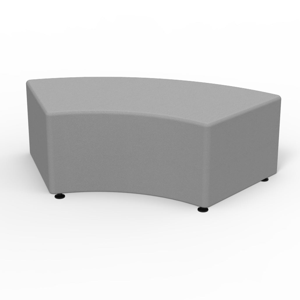 Marco Sonik Soft Seating 60 Degree Curved Bench 53.2" W x 18" H (LF1255 - G1) - SchoolOutlet