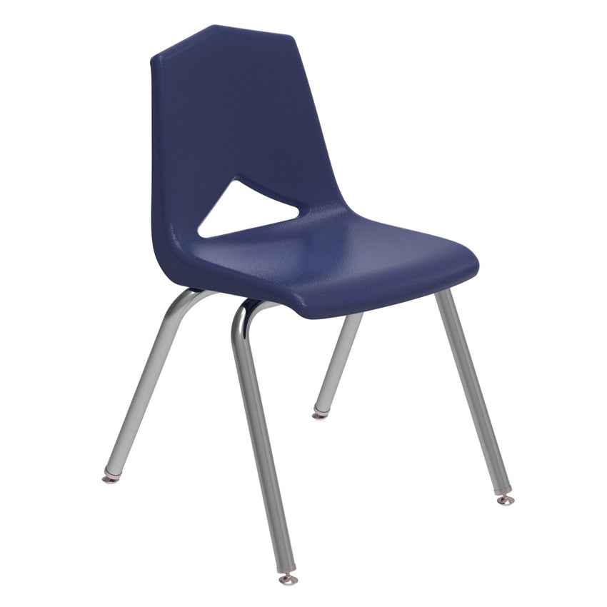 Marco MG 1100 Series V - Back Stacking Chair 14" Seat Height Chrome Frame (MG1101 - 14CR) - SchoolOutlet