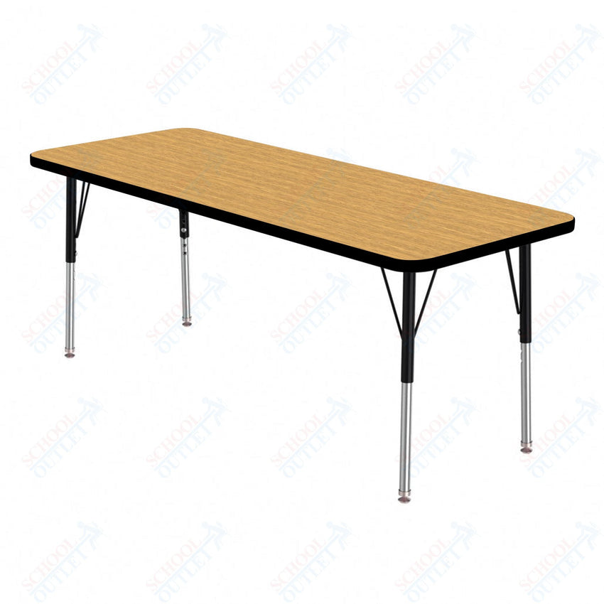 Marco MG2200 Series Rectangle Activity Table 24" x 36" Adjustable Height 21" - 30" (MG2224 - MB) - SchoolOutlet