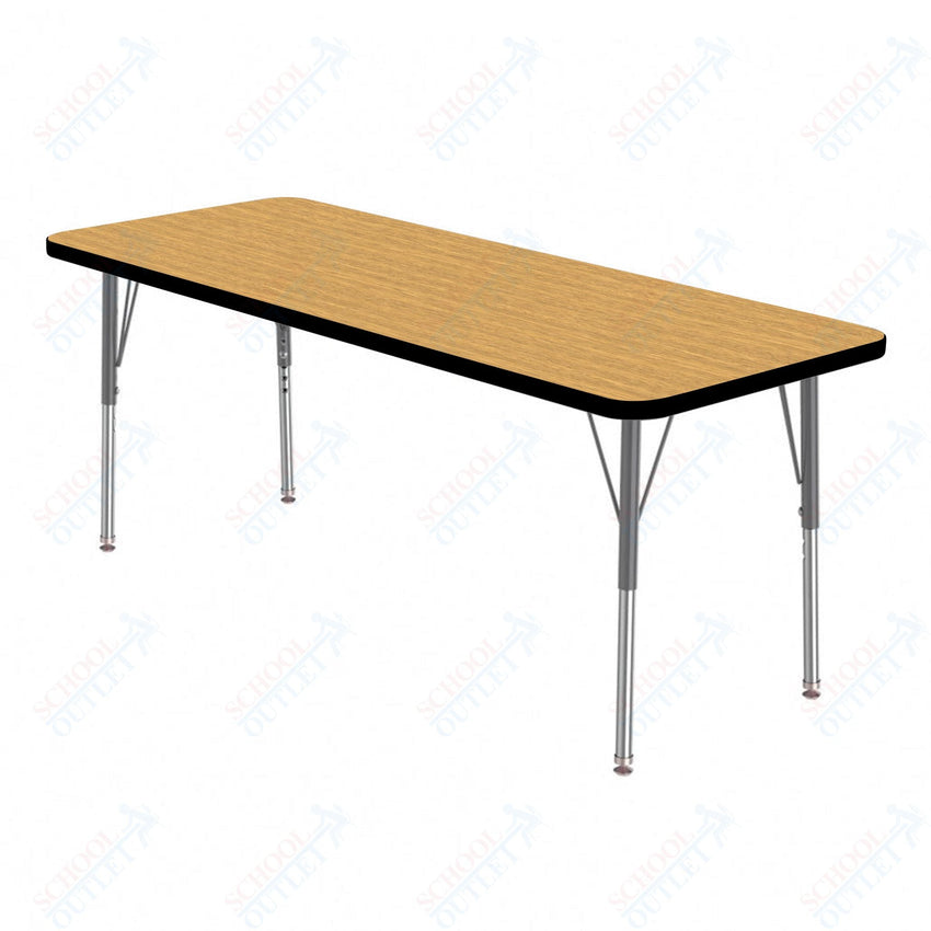 Marco MG2200 Series Rectangle Activity Table 24" x 36" Adjustable Height 21" - 30" (MG2224 - MB) - SchoolOutlet