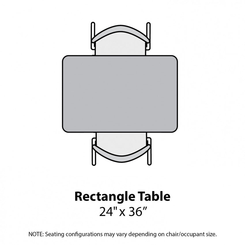 Marco MG2200 Series Rectangle Activity Table 24" x 36" Adjustable Height 21" - 30" (MG2224 - MB) - SchoolOutlet