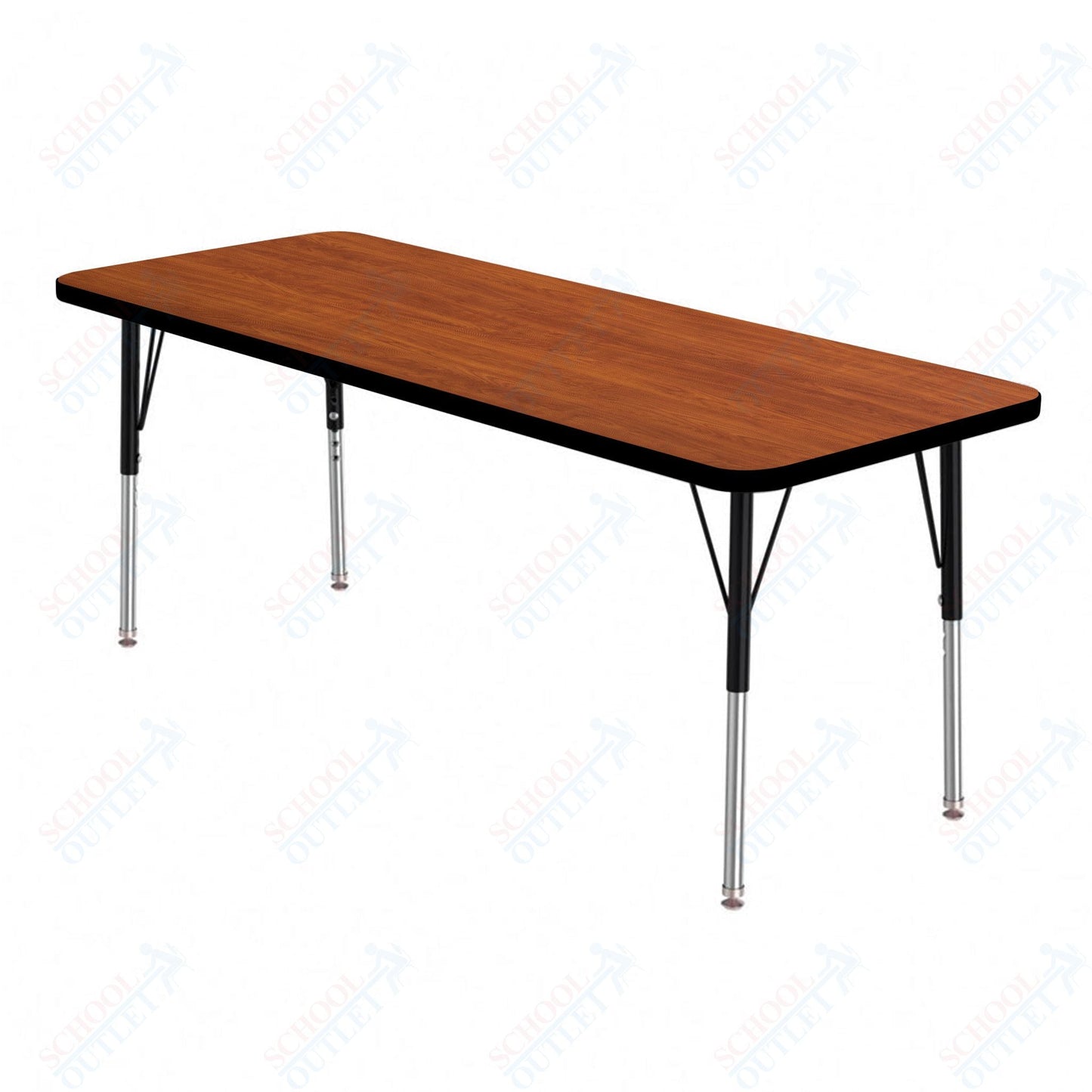 Marco MG2200 Series Rectangle Preschool Table 24" x 72" Adjustable Height 16" - 24" (MG2230 - MA) - SchoolOutlet