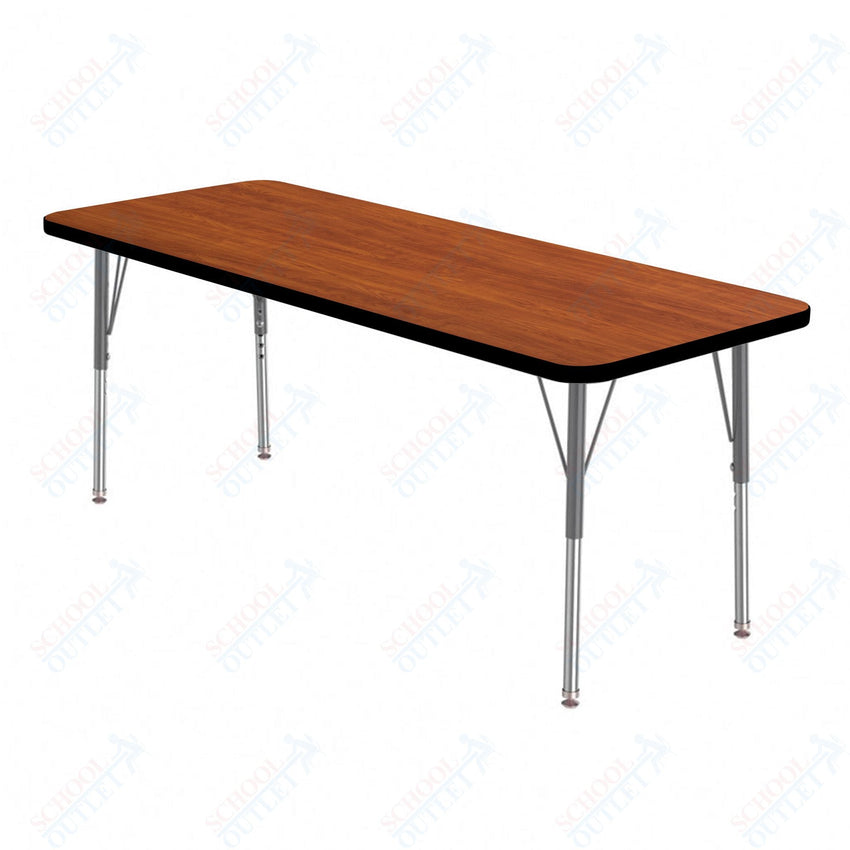 Marco MG2200 Series Rectangle Preschool Table 24" x 72" Adjustable Height 16" - 24" (MG2230 - MA) - SchoolOutlet