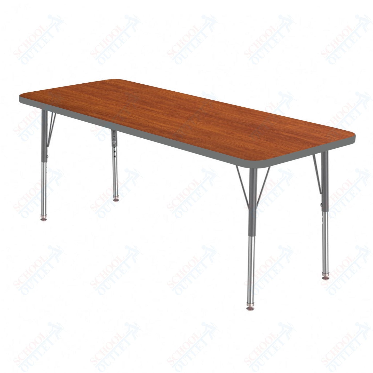 Marco MG2200 Series Rectangle Preschool Table 24" x 72" Adjustable Height 16" - 24" (MG2230 - MA) - SchoolOutlet