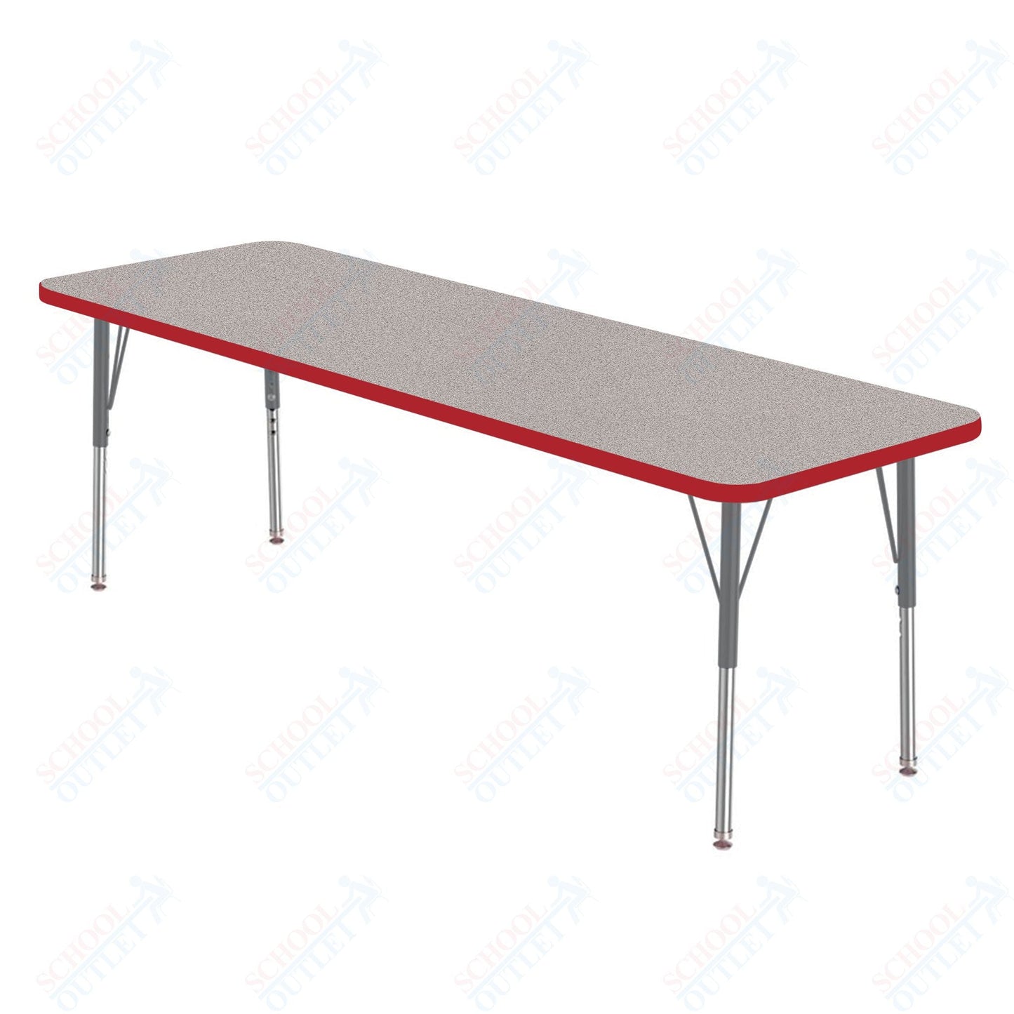 Marco MG2200 Series Rectangle Activity Table 24" x 72" Adjustable Height 21" - 30" (MG2230 - MB) - SchoolOutlet