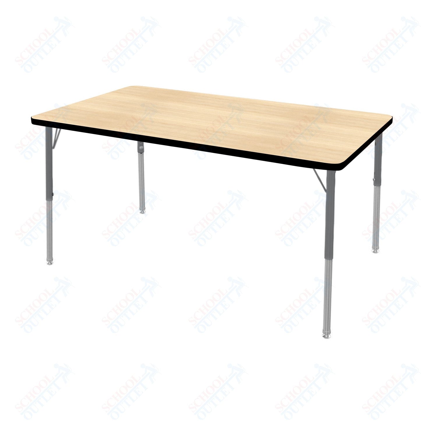 Marco MG2200 Series Rectangle Activity Table 30" x 60" Adjustable Height 21" - 30" (MG2237 - MB) - SchoolOutlet