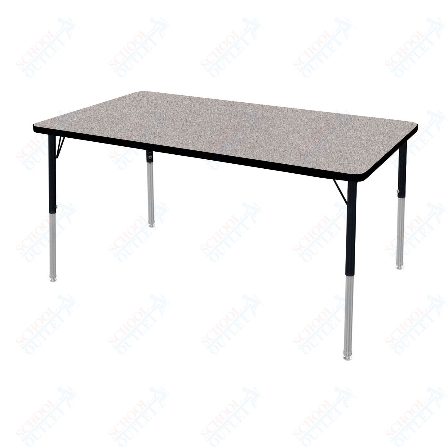Marco MG2200 Series Rectangle Activity Table 30" x 60" Adjustable Height 21" - 30" (MG2237 - MB) - SchoolOutlet