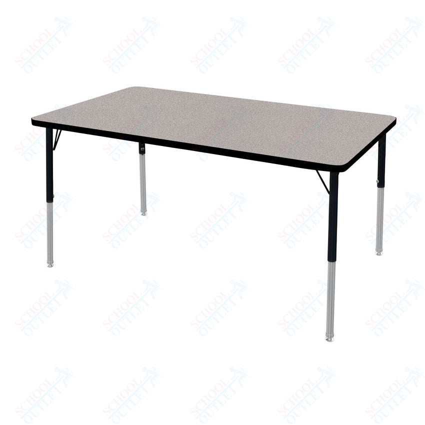 Marco MG2200 Series Rectangle Activity Table 30" x 60" Adjustable Height 21" - 30" (MG2237 - MB) - SchoolOutlet