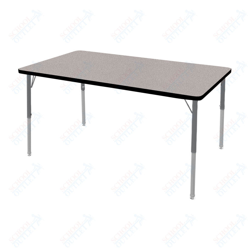 Marco MG2200 Series Rectangle Activity Table 30" x 60" Adjustable Height 21" - 30" (MG2237 - MB) - SchoolOutlet