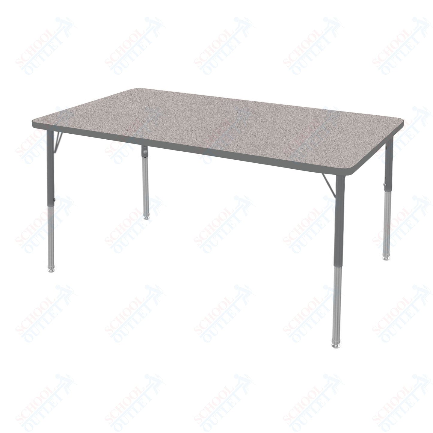 Marco MG2200 Series Rectangle Activity Table 30" x 60" Adjustable Height 21" - 30" (MG2237 - MB) - SchoolOutlet