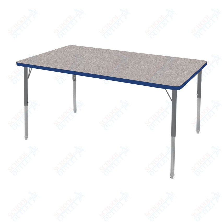 Marco MG2200 Series Rectangle Activity Table 30" x 60" Adjustable Height 21" - 30" (MG2237 - MB) - SchoolOutlet