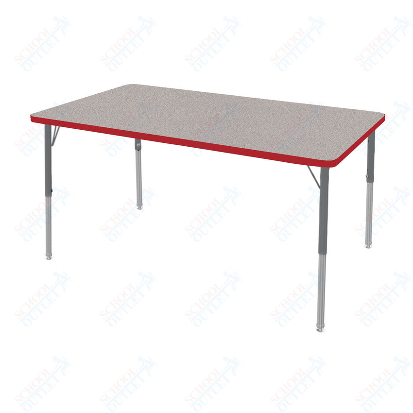 Marco MG2200 Series Rectangle Activity Table 30" x 60" Adjustable Height 21" - 30" (MG2237 - MB) - SchoolOutlet