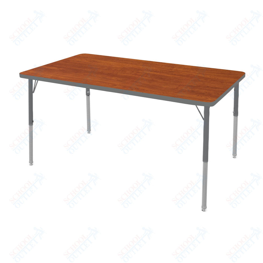 Marco MG2200 Series Rectangle Activity Table 30" x 60" Adjustable Height 21" - 30" (MG2237 - MB) - SchoolOutlet