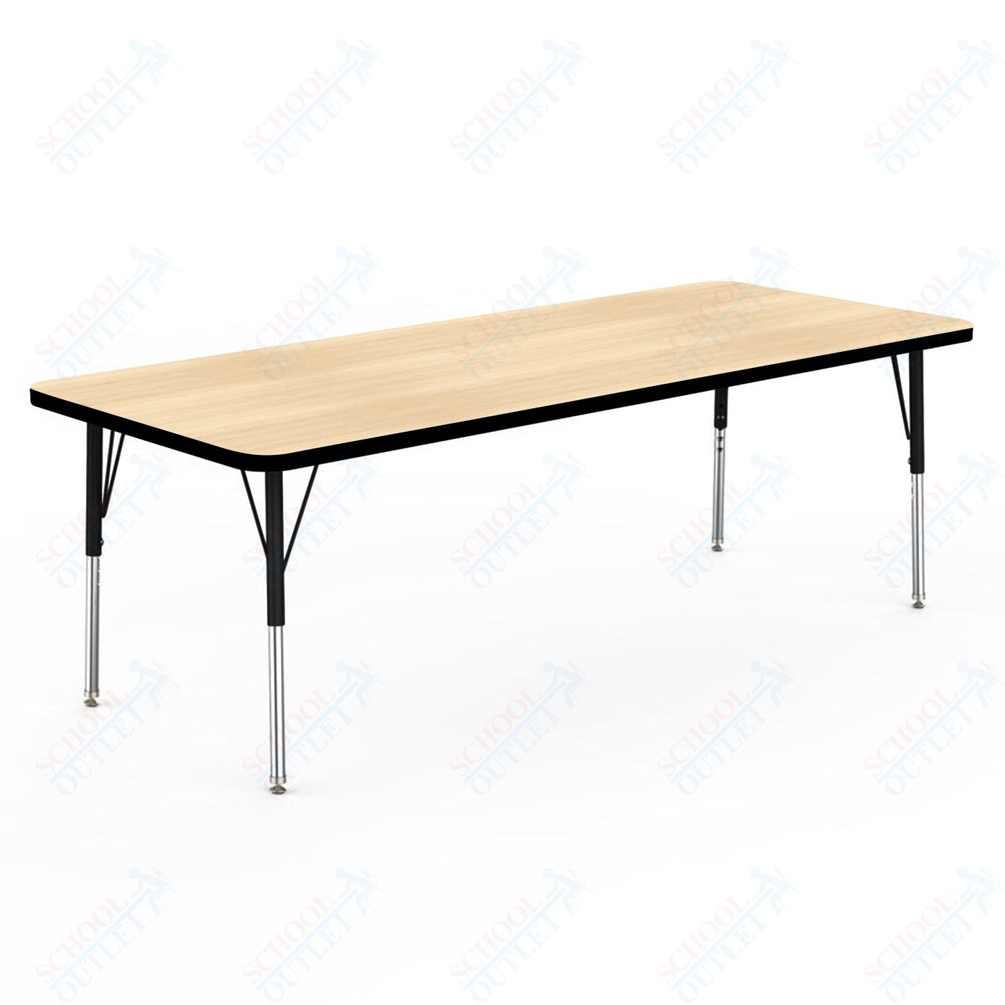 Marco MG2200 Series Rectangle Activity Table 30" x 72" Adjustable Height 21" - 30" (MG2238 - MB) - SchoolOutlet