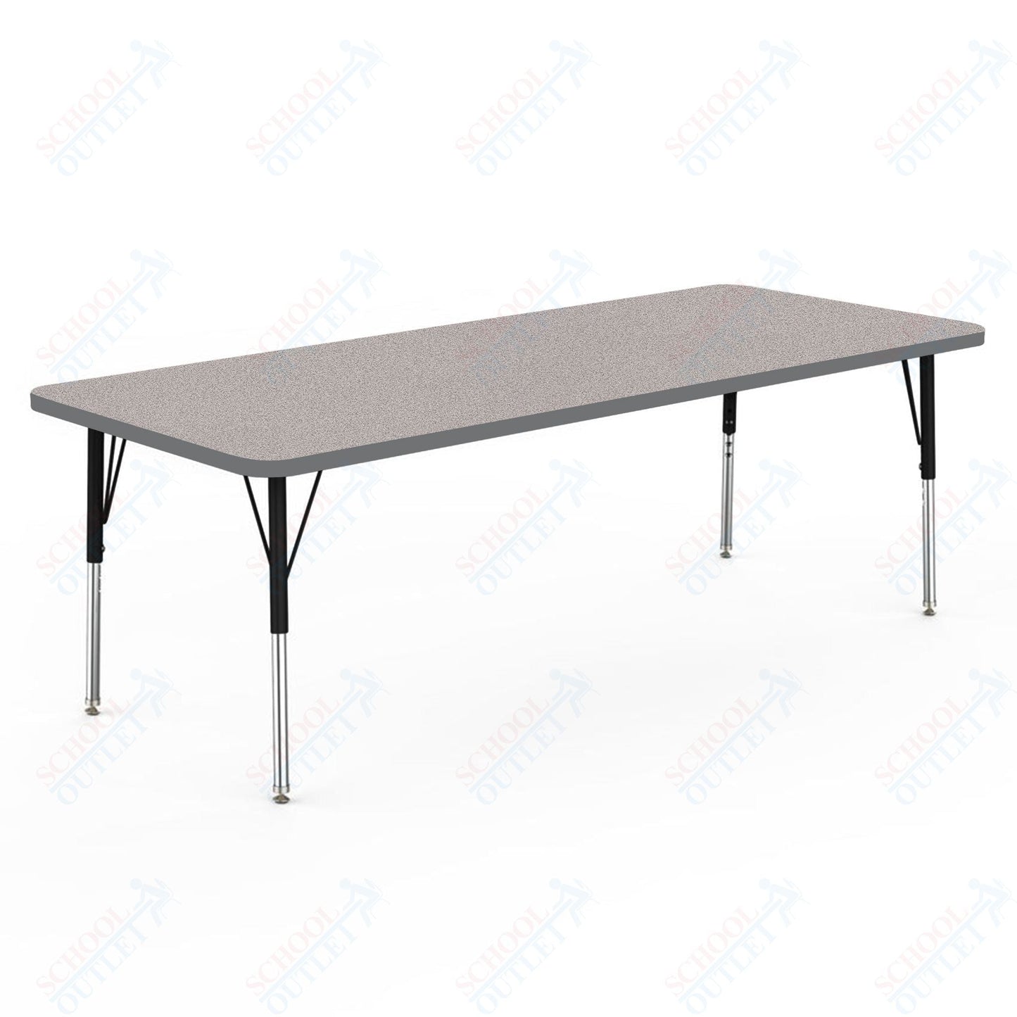 Marco MG2200 Series Rectangle Activity Table 30" x 72" Adjustable Height 21" - 30" (MG2238 - MB) - SchoolOutlet