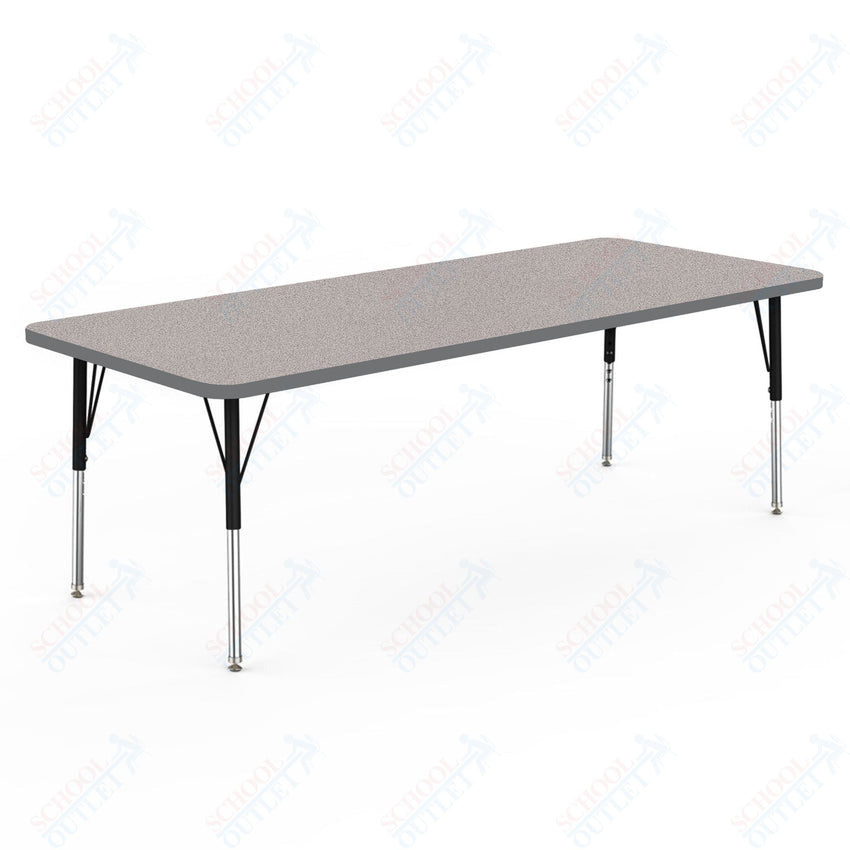 Marco MG2200 Series Rectangle Activity Table 30" x 72" Adjustable Height 21" - 30" (MG2238 - MB) - SchoolOutlet