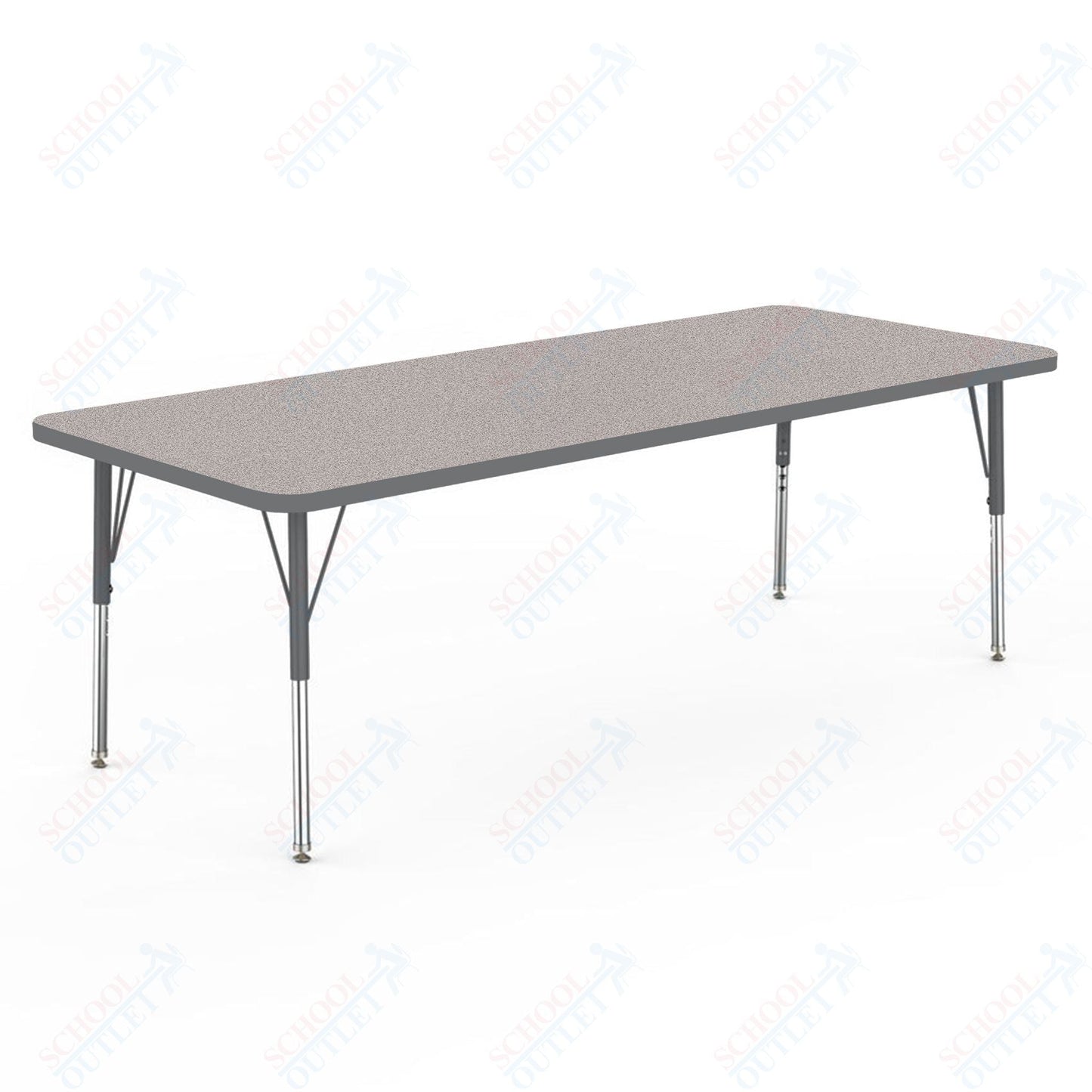 Marco MG2200 Series Rectangle Activity Table 30" x 72" Adjustable Height 21" - 30" (MG2238 - MB) - SchoolOutlet