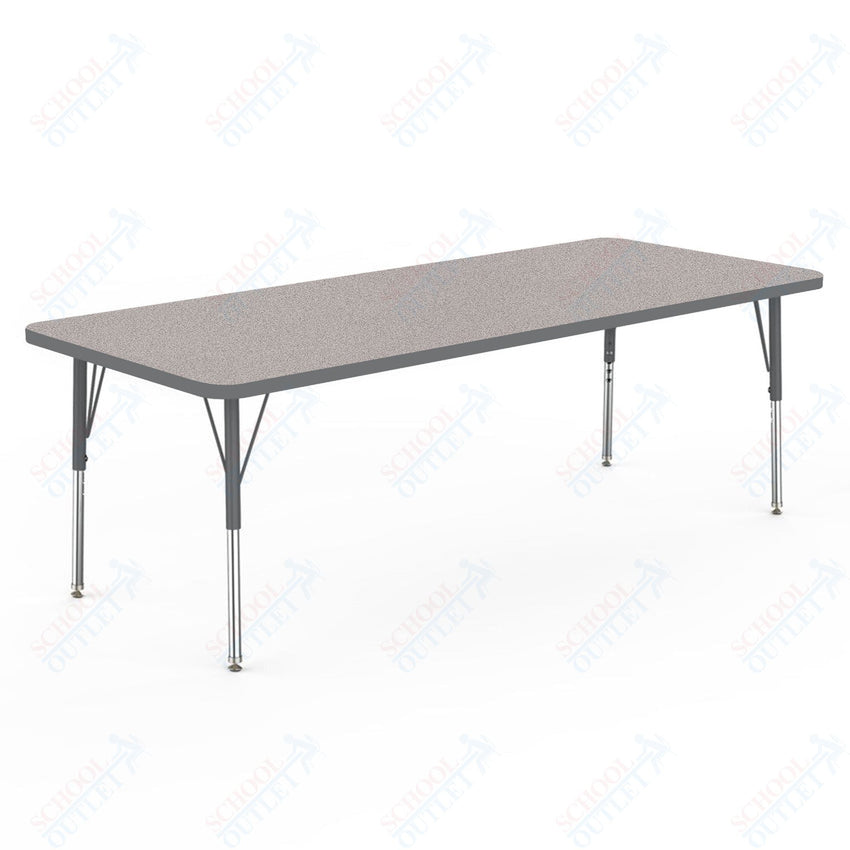 Marco MG2200 Series Rectangle Activity Table 30" x 72" Adjustable Height 21" - 30" (MG2238 - MB) - SchoolOutlet