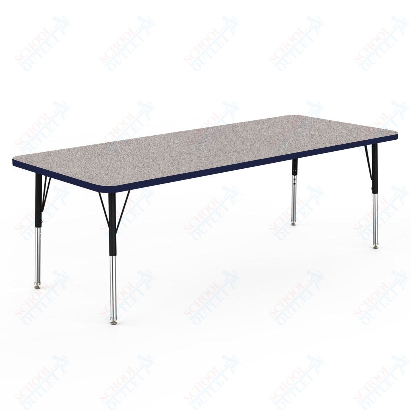 Marco MG2200 Series Rectangle Activity Table 30" x 72" Adjustable Height 21" - 30" (MG2238 - MB) - SchoolOutlet
