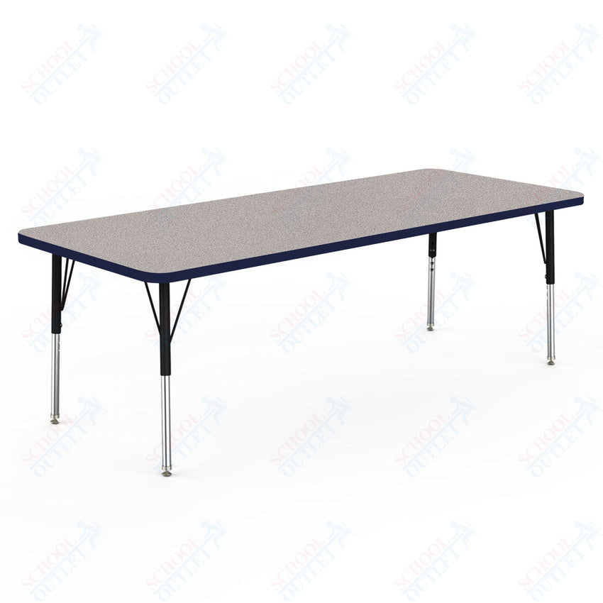 Marco MG2200 Series Rectangle Activity Table 30" x 72" Adjustable Height 21" - 30" (MG2238 - MB) - SchoolOutlet