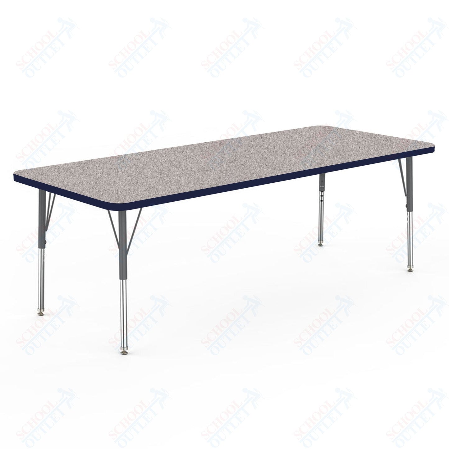 Marco MG2200 Series Rectangle Activity Table 30" x 72" Adjustable Height 21" - 30" (MG2238 - MB) - SchoolOutlet